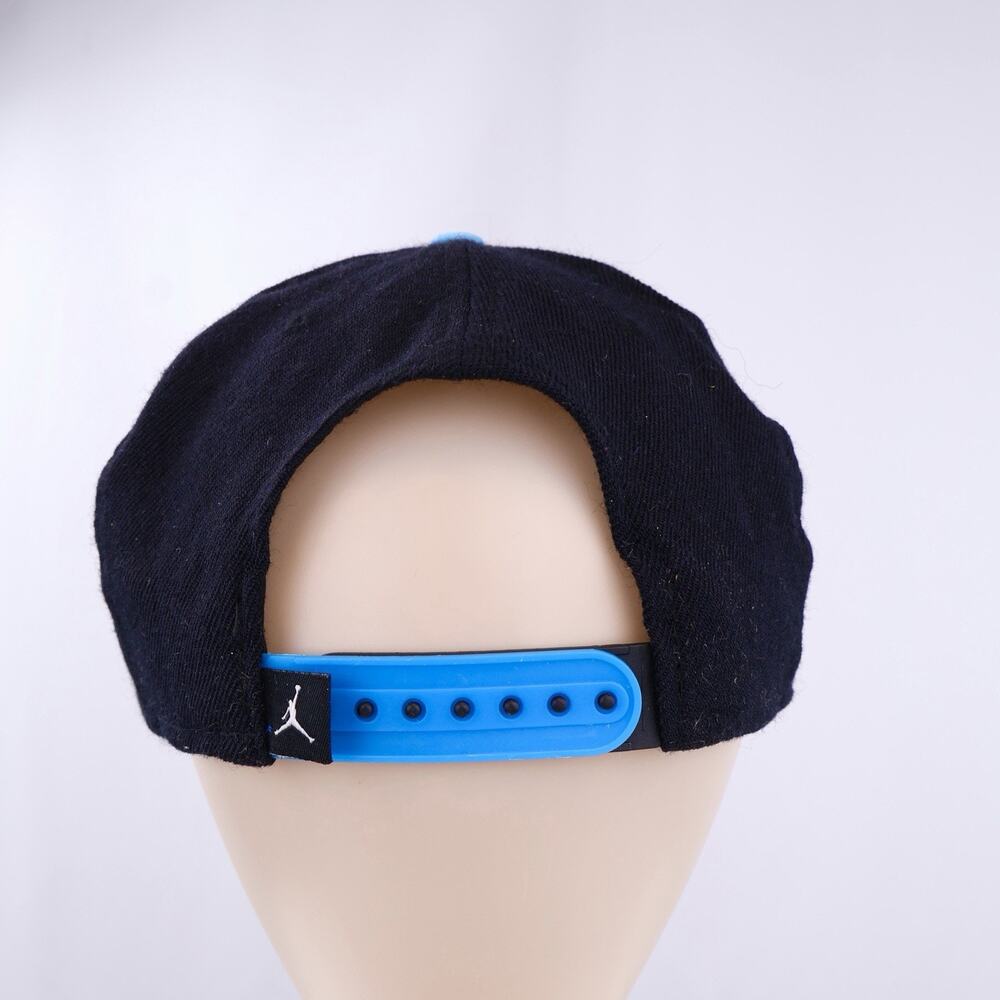 Air Jordan 23‎ Snapback Hat Black White Blue Zebra Stripe Flat Brim Cap One Size - Picture 4 of 6